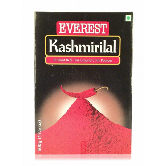 Everest Kashmirilal | Brilliant Red, Fine Ground Chilli Powder | 500 Gm
