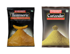 Everest Turmeric Powder 500 Gm + Everest Coriander Powder 500 Gm | 1 Kg Combo Pack