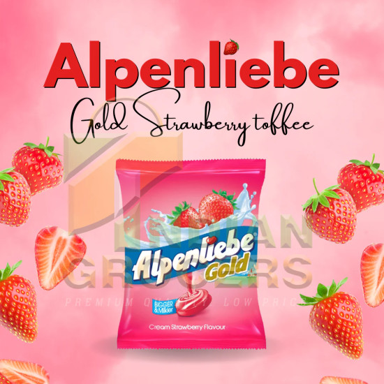 Alpenliebe Gold Strawberry 25 Candies