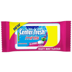 Center Fresh Fruity Mint Lozenges - Fresh Breath and Stronger Gums