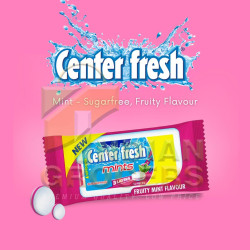 Center Fresh Fruity Mint Lozenges - Fresh Breath and Stronger Gums