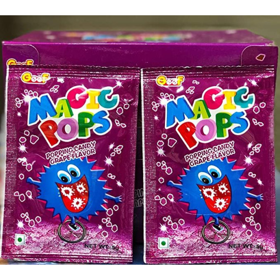 Geef Magic Pops - Grape | Pack Of 3 Sachets