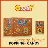 Magic Pops Orange - Pack Of 3 Sachets | Tingling Popping Candies