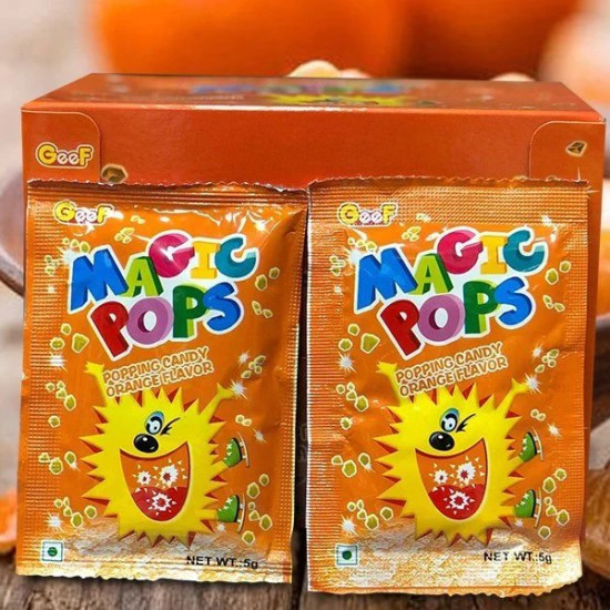 Magic Pops - Orange | Pack Of 3 Sachets