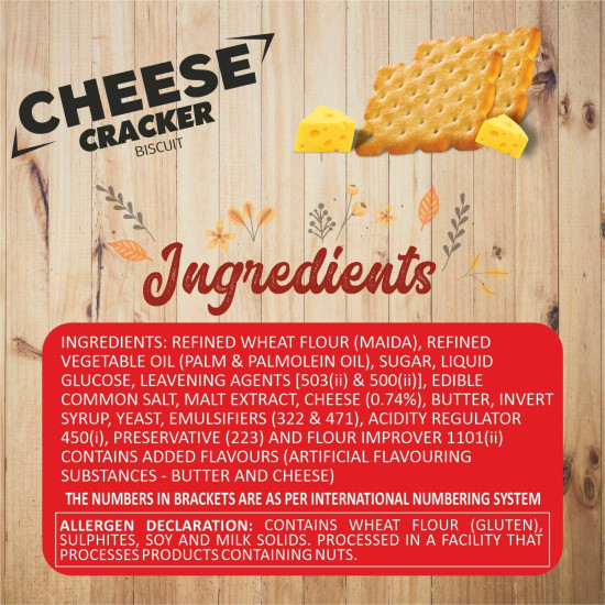 Bonn Americana Cheese Crackers 70 Gms ( Pack Of 20)