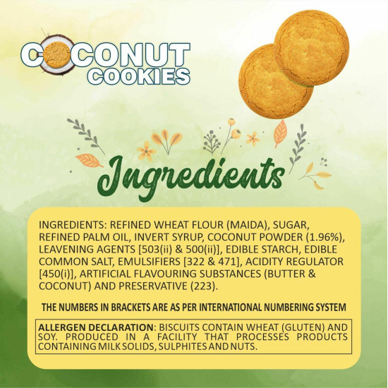 Bonn Americana Coconut Cookies 107Gms ( Pack Of 10)