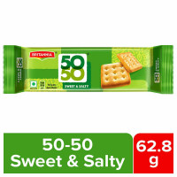 Britannia 50-50 Sweet & Salty Biscuits 62.8 G
