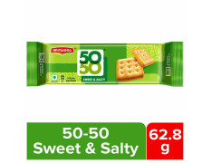 Britannia 50-50 Sweet & Salty Biscuits 62.8 G