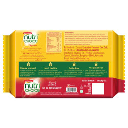 Britannia Nutrichoice Hi-Fibre Digestive Biscuits 1 Kg - Healthy Snack for All