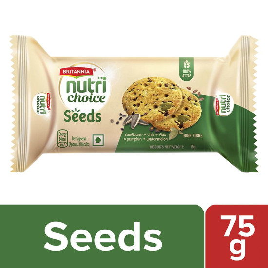 Britannia Nutrichoice Seeds Biscuits 75 G