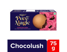 Britannia Pure Magic Chocolush Cream Biscuits 75 G