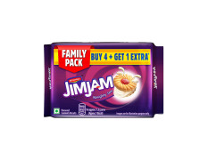 Britannia Treat Jim Jam Cream Biscuits 460 G (Buy 4 Get 1)