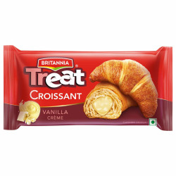 Britannia Treat Vanilla Creme Croissant Cream Roll 45 G