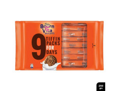 Cadbury Bournvita Biscuits Tiffin Pack 250 G (Pack Of 9)