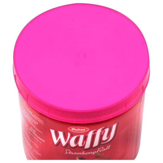 Dukes Waffy Strawberry Wafer Rolls 250 G