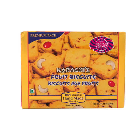 Karachi Bakery Premium Fruit Biscuit 400 Grams ( Pack Of 2 )