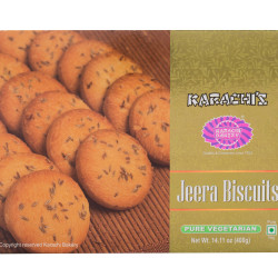 Karachi Bakery Premium Jeera Biscuits 400G  (Pack Of 2)