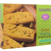 Karachi Bakery Premium Kesar Pista Biscuits 400 Grams ( Pack Of 2 )