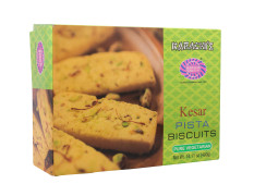 Karachi Bakery Premium Kesar Pista Biscuits 400 Grams ( Pack Of 2 )