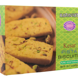 Karachi Bakery Premium Kesar Pista Biscuits 400 Grams ( Pack Of 2 )