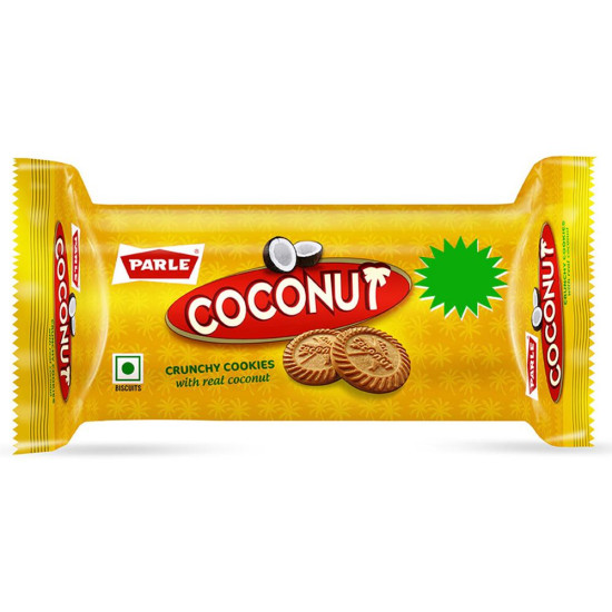 Parle Coconut Crunchy Cookies 60 G