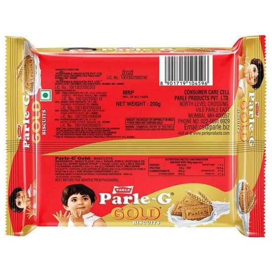 Parle-G Gold Biscuits 200 G