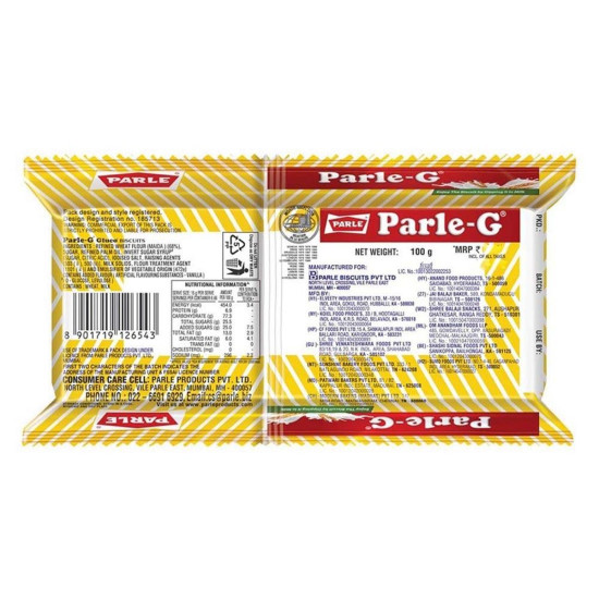 Parle-G Original Glucose Biscuits 100 G