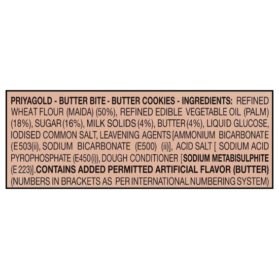 Priyagold Butter Bite Premium Butter Cookies 520 G