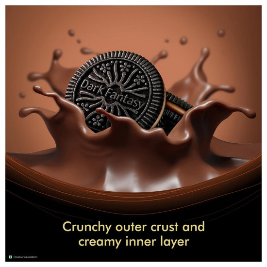 Sunfeast Dark Fantasy Choco Creme Biscuits 100 G