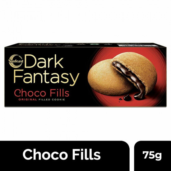 Sunfeast Dark Fantasy Choco Fills Cookies 75 G