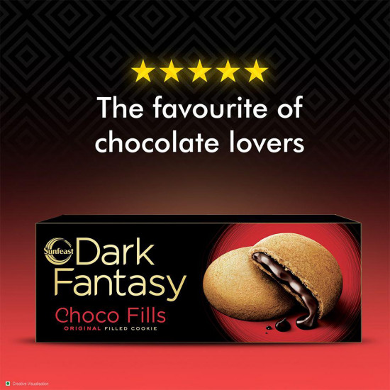 Sunfeast Dark Fantasy Original Choco Filled Biscuits 300 G