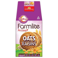 Sunfeast Farmlite Active Oats Biscuits With Raisins 150 G