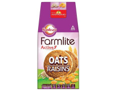 Sunfeast Farmlite Active Oats Biscuits With Raisins 150 G