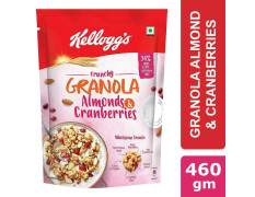Kellogg's Almonds & Cranberries Crunchy Granola 460 G