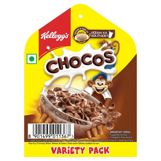 Kellogg's Chocos Variety Pack 168 G (Pack Of 7)