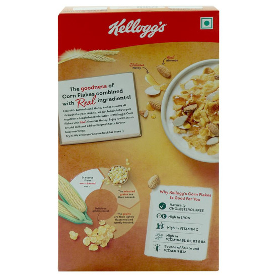 Kellogg's Corn Flakes With Real Almond & Honey 650 G