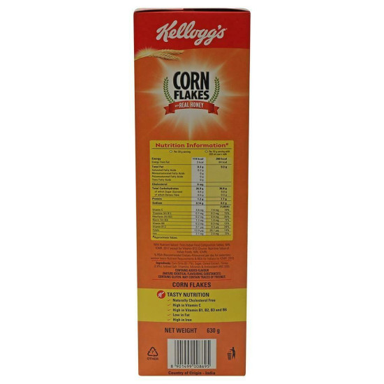 Kellogg's Corn Flakes With Real Honey 630 G