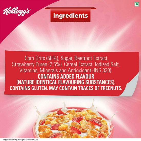 Kellogg's Corn Flakes With Real Strawberry Puree 300 G