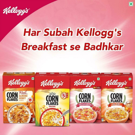 Kellogg's Corn Flakes With Real Strawberry Puree 300 G