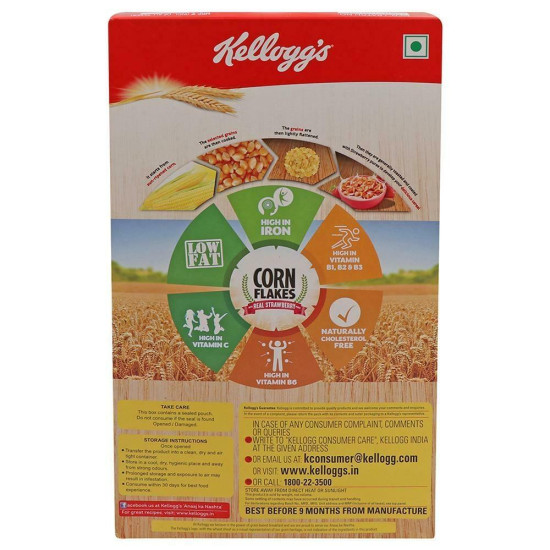 Kellogg's Corn Flakes With Real Strawberry Puree 575 G