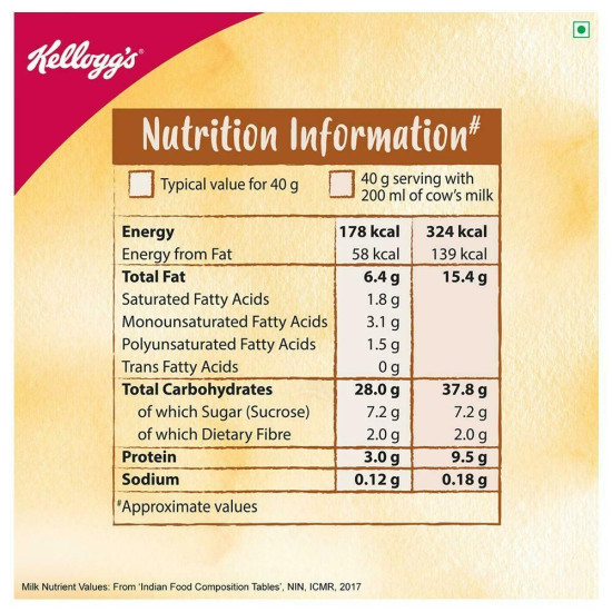 Kellogg's Crunchy Granola With Honey, Almonds, Strawberries & Pumpkin Seeds 450 G