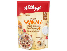 Kellogg's Crunchy Granola With Honey, Almonds, Strawberries & Pumpkin Seeds 450 G