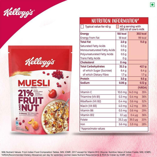 Kellogg's Fruit & Nut Crunchy Muesli 500 G