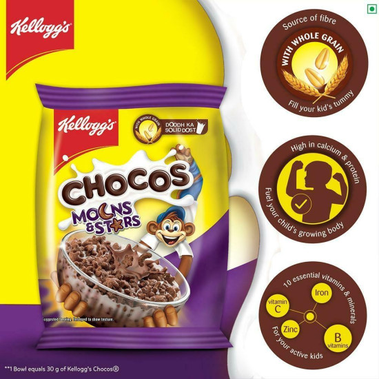 Kellogg's Moons & Stars Chocos 26 G