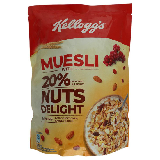 Kellogg's Muesli With Almonds & Raisins Nut Delight 500 G