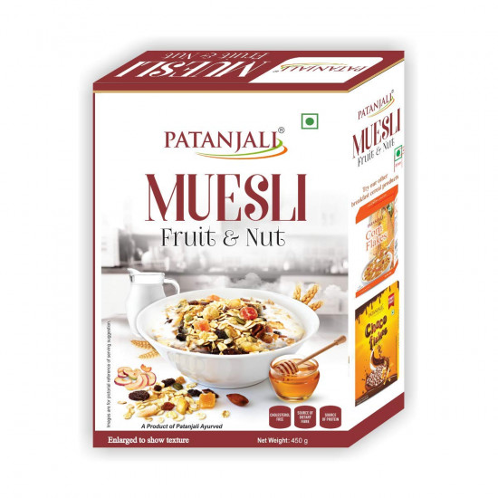 Patanjali Fruit And Nut Muesli, 450G