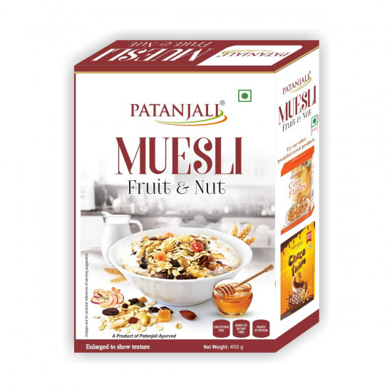 Patanjali Fruit And Nut Muesli, 450G