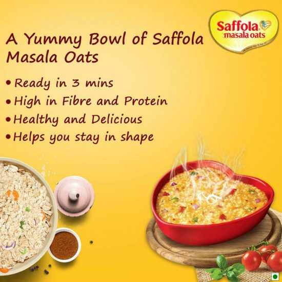 Saffola Peppy Tomato Instant Masala Oats 38 G