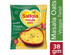 Saffola Veggie Twist Instant Masala Oats 38 G