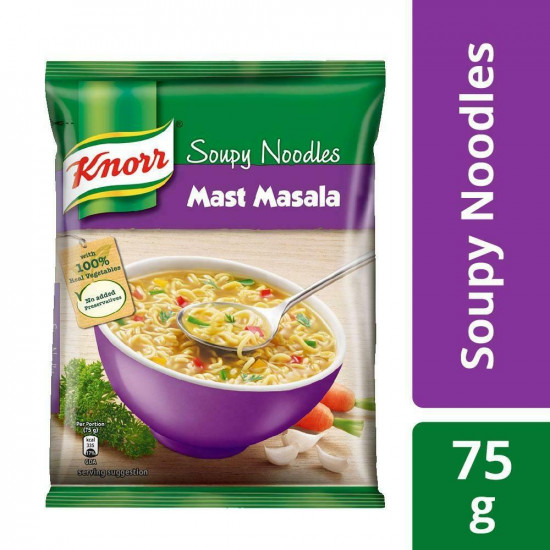 Knorr Mast Masala Instant Soupy Noodles 75 G